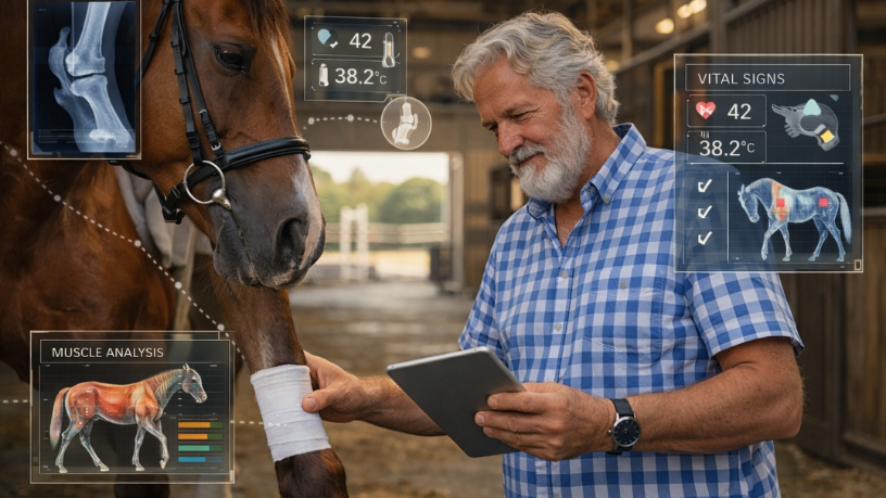 Aldo Vendramin destaca a sanidade como base do desempenho em cavalos de competição.